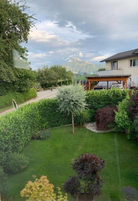 "Ferienhaus Am Mondsee" Mit Direktem Schafbergblick Im Salzkammergut Bei Salzburg Экстерьер фото