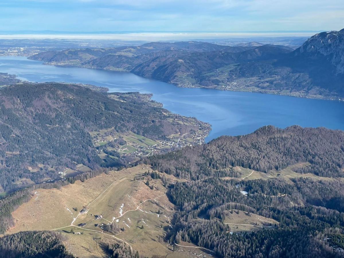 "Ferienhaus Am Mondsee" Mit Direktem Schafbergblick Im Salzkammergut Bei Salzburg Экстерьер фото
